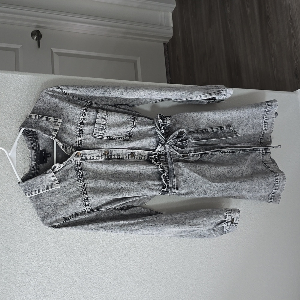 Who What Wear denim mini dress size XL